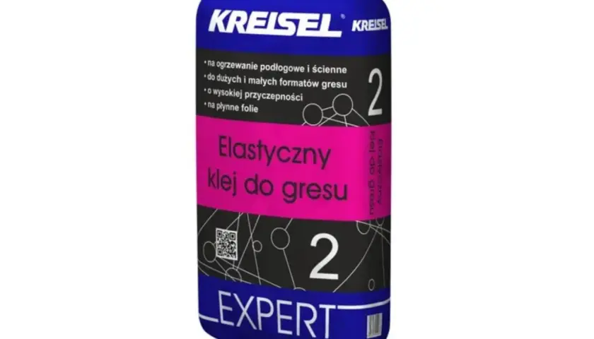 Klej KREISEL EXPERT 2 - elastyczny klej do gresu, idealny na ogrzewanie podłogowe i ścienne.