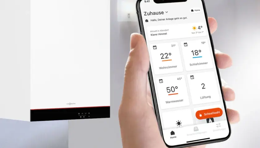 Zdalne sterowanie piecem gazowym Viessmann przez aplikację. Dowiedz się, jak wyłączyć piec gazowy na lato, aby oszczędzać energię.